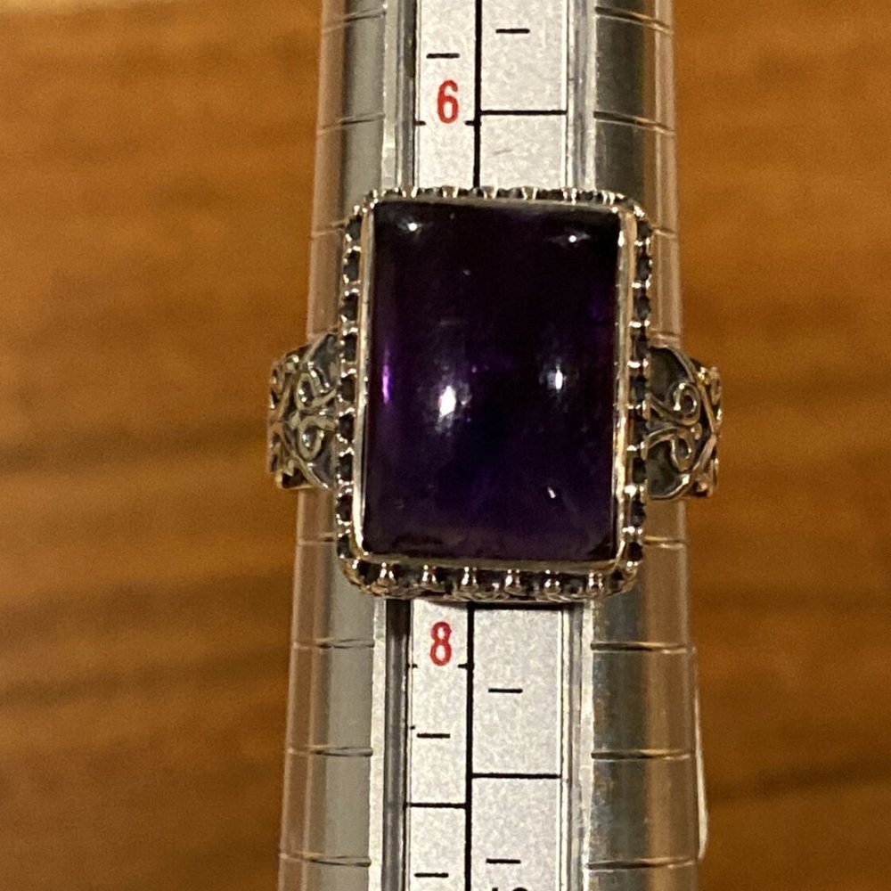 Ametyst Ring Sundance Catalog Gem